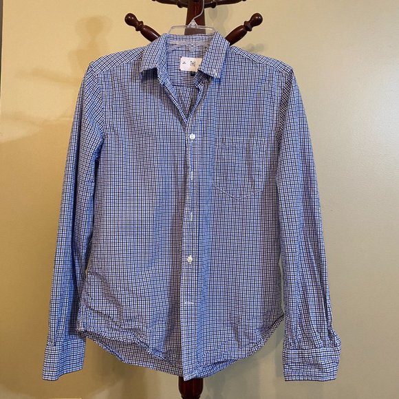 RVYC Blue and Black Long Sleeve Shirt - Picture 1 of 3